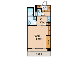 第5酒井グリーンハイツ【8階】の間取り