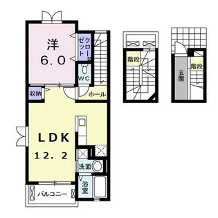 さくらガーデン【3階】の間取り