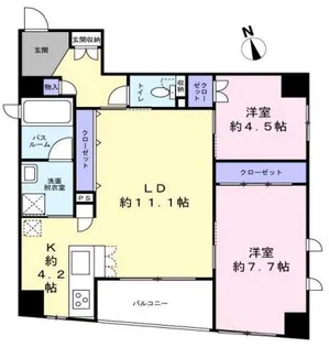 グリーンパーク日本橋アペゼ【3階】の間取り