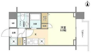 エクセリア九段【7階】の間取り