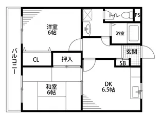 オーナーズマンションラポール住吉【4階】の間取り