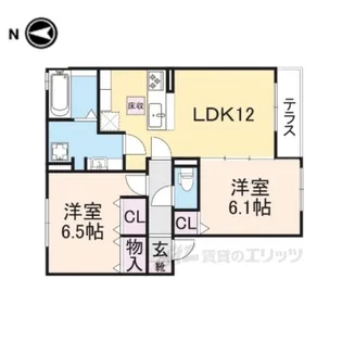 LEGRANDAMENITYHILLNO【1階】の間取り