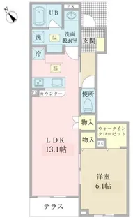 エアフォルク510【1階】の間取り