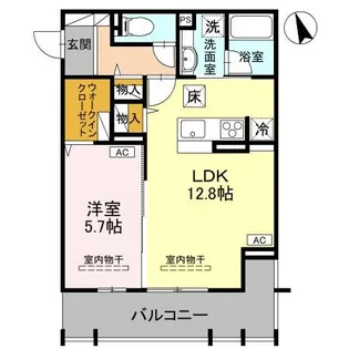 D-Radiante【1階】の間取り