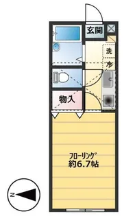 スカイコート・ミレ【1階】の間取り