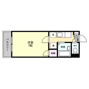 ウィーンズ牛島【2階】の間取り