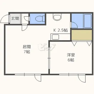 やすらぎの館【1階】の間取り