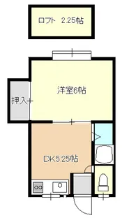 リゾートイン若葉【1階】の間取り