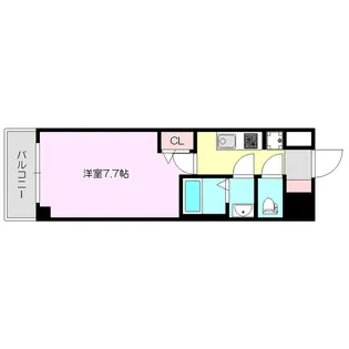MJC大阪ラフィーネ【7階】の間取り