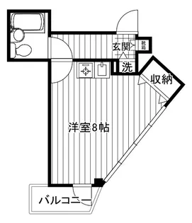 いづみマンション一ツ橋【2階】の間取り
