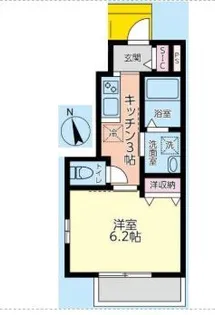 プリーストリーEAST【1階】の間取り