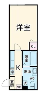 ラフィーネ大和【1階】の間取り