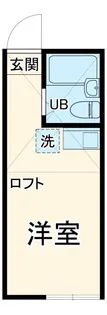 ユナイト白幡チョコミントパフェ【1階】の間取り