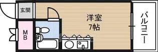 ファースト東中島【3階】の間取り