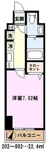 アルファコート西川口26【5階】の間取り