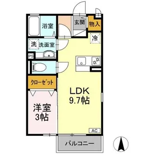 サンクレア I II III【2階】の間取り