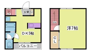 西口ヒルズB棟【1階】の間取り