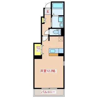 Defi二葉【1階】の間取り