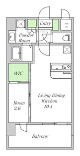 セレニテ十三ミラク【3階】の間取り
