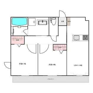 Sakura Residence【4階】の間取り