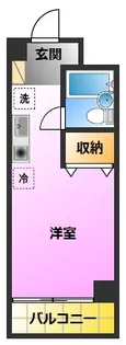 ダイホーステージ武蔵小杉【6階】の間取り