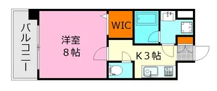 ラフェリア東観音【5階】の間取り