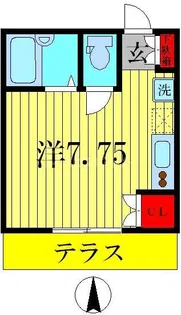 パティオスクエア小金原 A棟【1階】の間取り