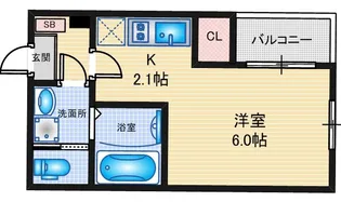 ハーモニーテラス藤江町【2階】の間取り