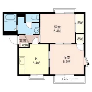 パラッシオ本町【2階】の間取り