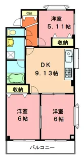 エミネンス本太【1階】の間取り