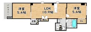 今川ビル【2階】の間取り