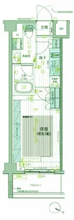 ブライズ蒲田EAST【1階】の間取り