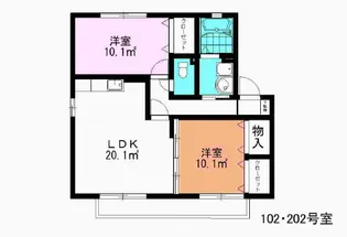 ブリエ21【1階】の間取り