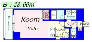 エンゼルプラザeastI【8階】の間取り