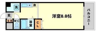 POISSON ROUGE【4階】の間取り