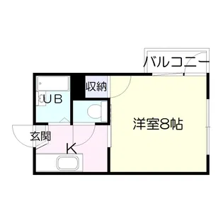 セレンディー小松原【1階】の間取り
