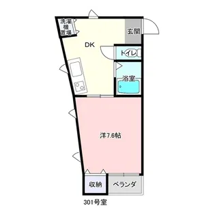 川間TMビル【3階】の間取り