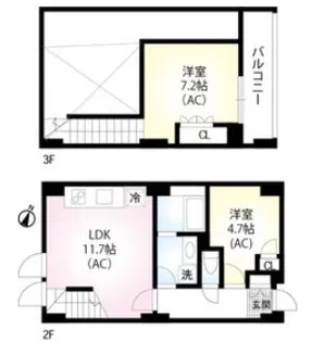 セリシエール神楽坂南町の間取り