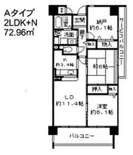 コレンテ【3階】の間取り