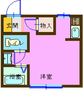 メゾンジュネス【1階】の間取り