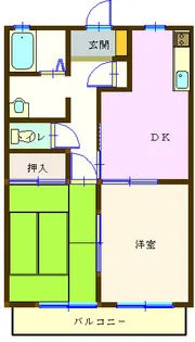 エンジェルハイムA【2階】の間取り
