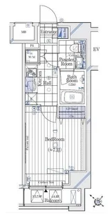 ガリシアレジデンス六本木【6階】の間取り