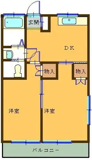 中野コーポラス【5階】の間取り