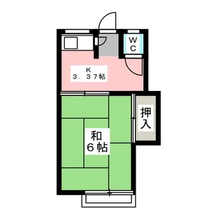 エデンの荘【1階】の間取り