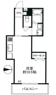ハピーライフ池袋【1階】の間取り
