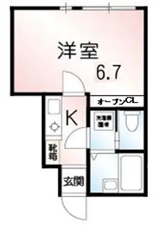 ランド・21西新井4丁目【1階】の間取り