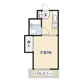 サンシャインプラザ【1階】の間取り