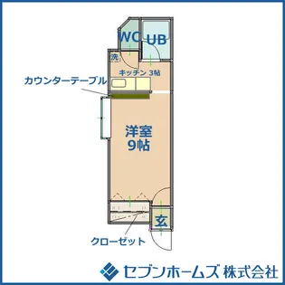 ベルゼF【1階】の間取り