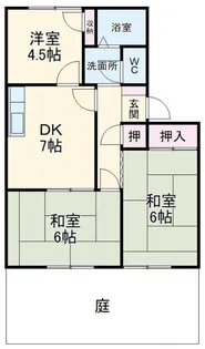 フレグランスベル【1階】の間取り