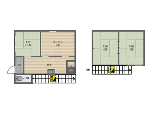 岡山県岡山市南区平福1【一戸建】の間取り